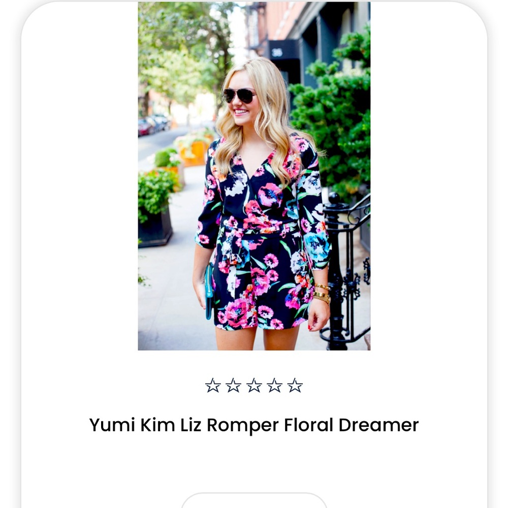 Yumi Kim Liz Romper Floral Dreamer